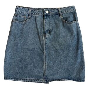 Chouyatou Fashion Jean Skirt Size Small